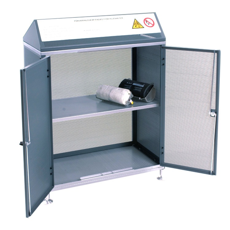 Kast voor opslag van pyrotechnische apparaten